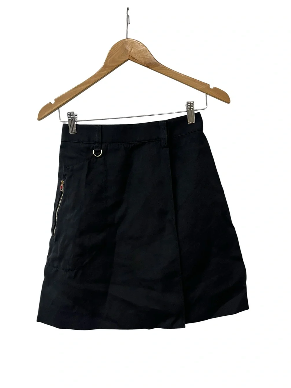 Tory Burch Black A Line Mini Skirt 0